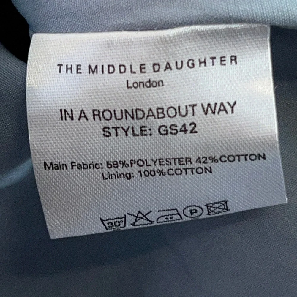 The Middle Daughter Girls 9-10 Blue In A Roundabout Way A-Line Skirt New